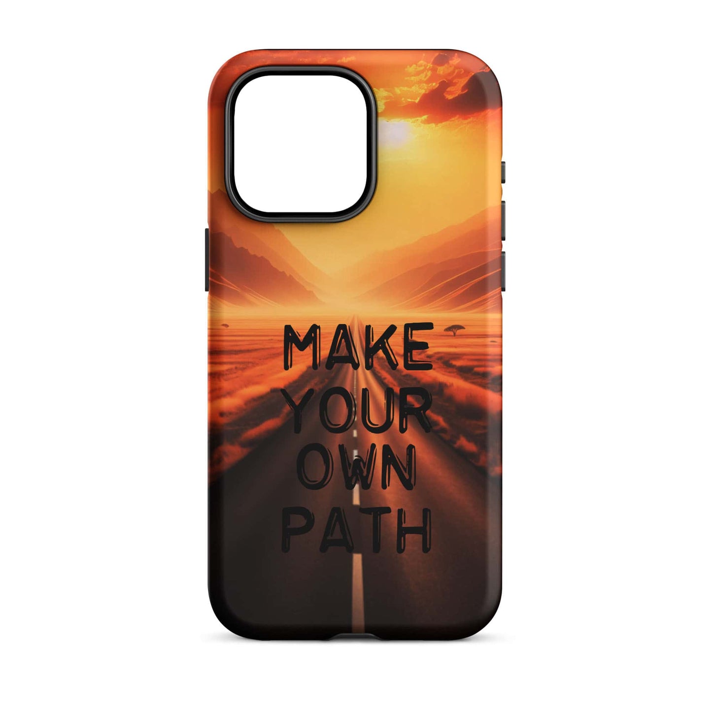 Make Your Own Path - (Road) Quoted iPhone Case