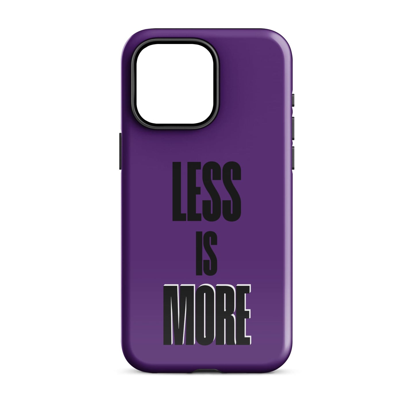 Less Is More - (Purple) Quoted iPhone Case