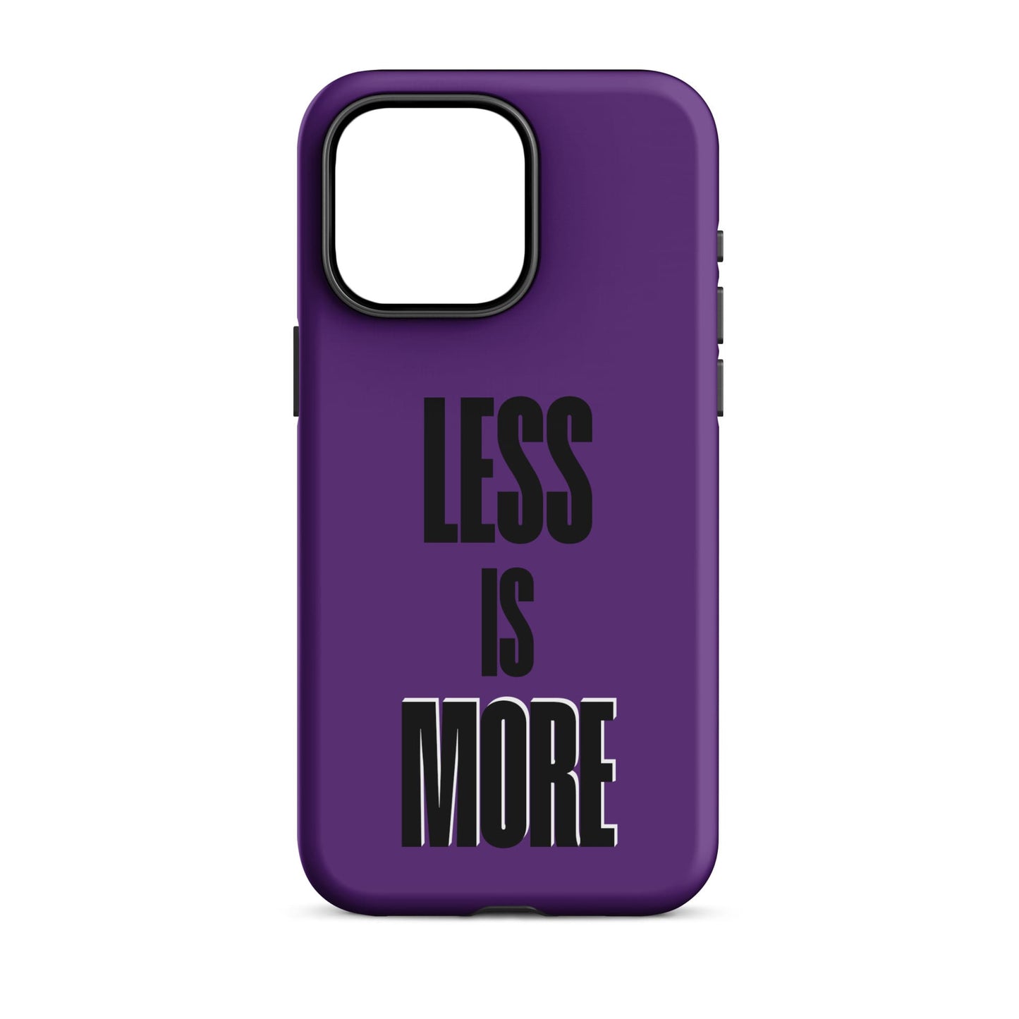 Less Is More - (Purple) Quoted iPhone Case