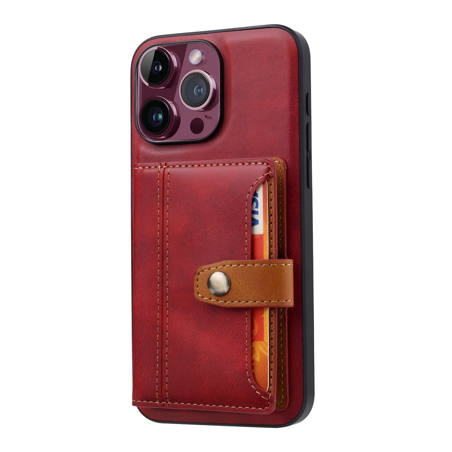 Amnesia (Red) - Wallet Phone Case For iPhone 15 Pro Max