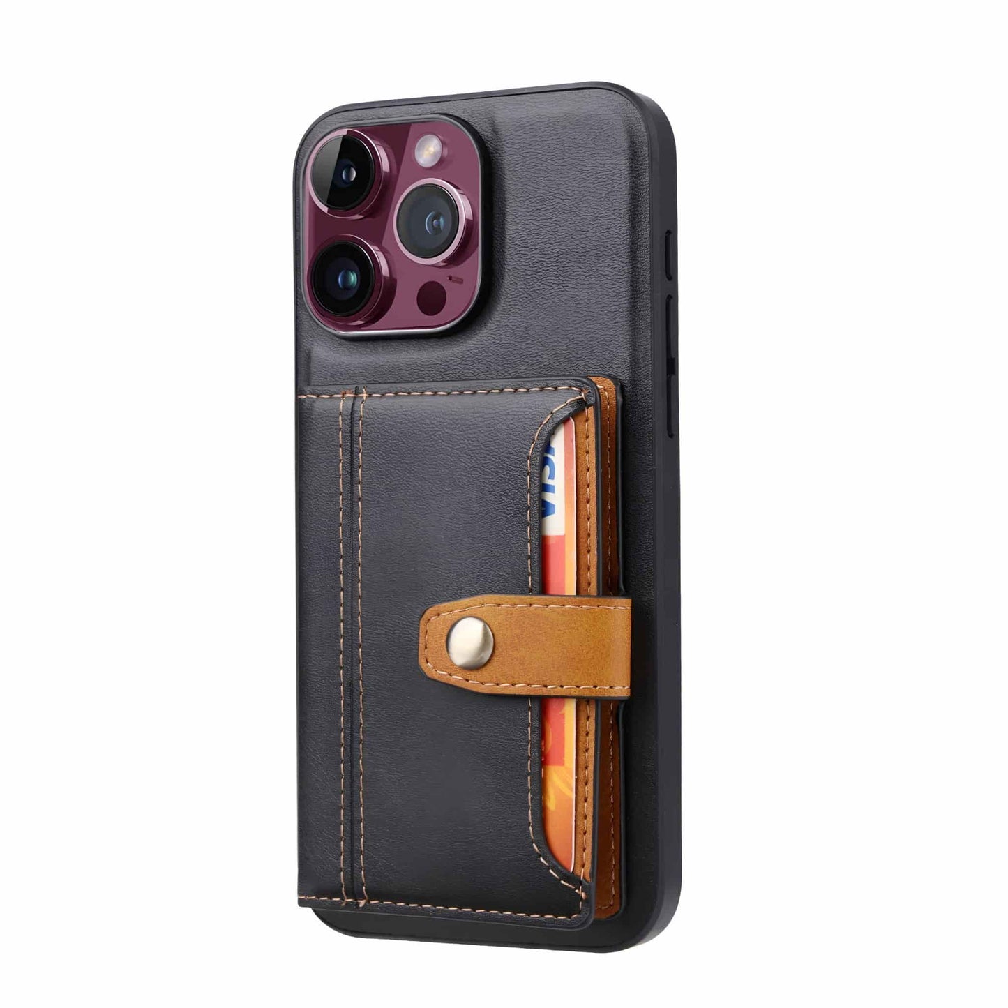 Amnesia (Black) - Wallet Phone Case For iPhone 15 Pro Max