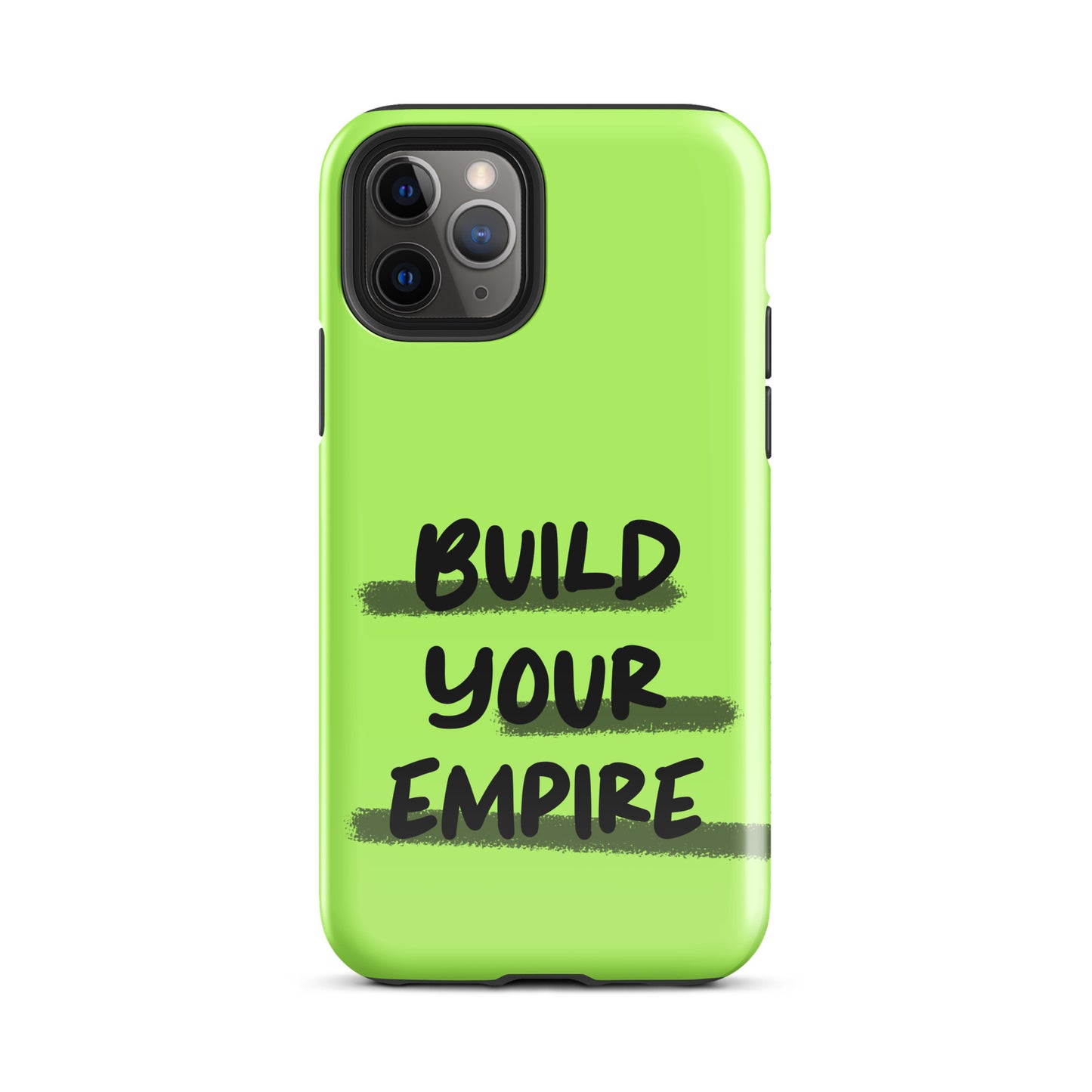 Build Your Empire - (Lime Green) Quoted iPhone Case