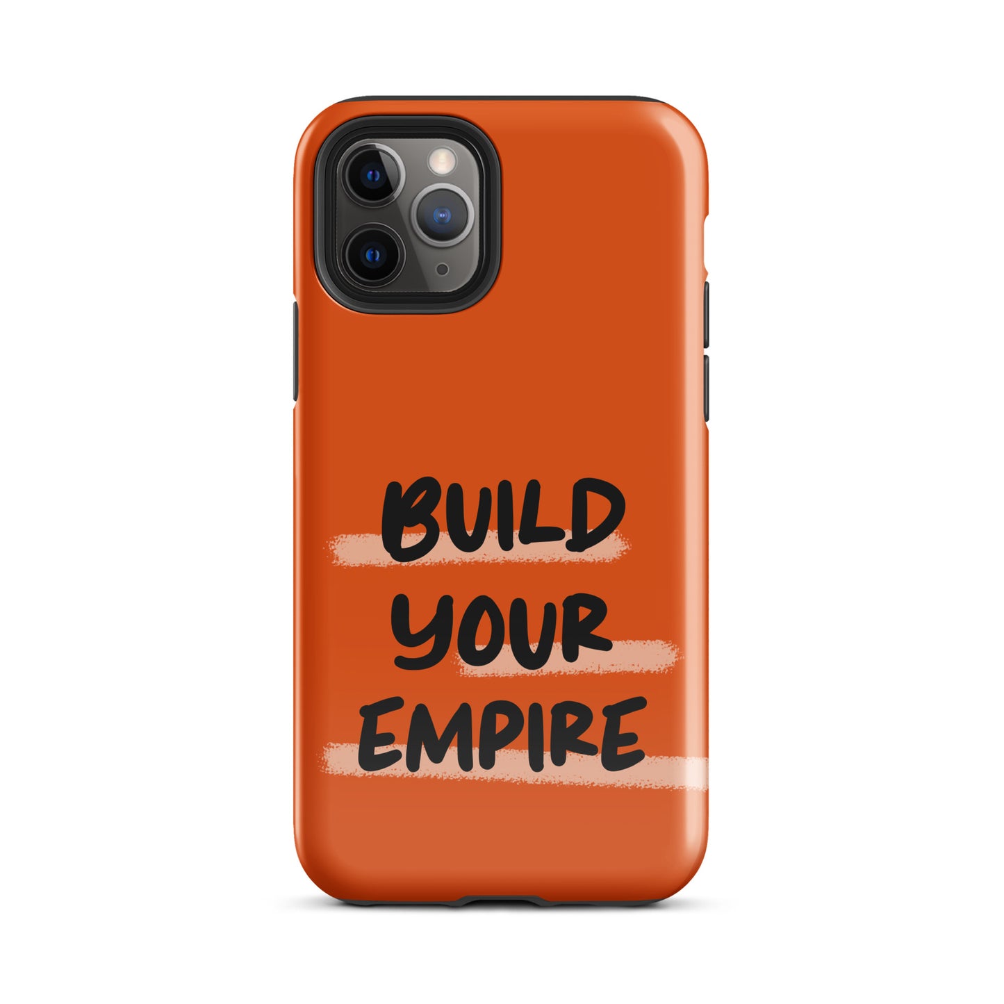 Build Your Empire - (Orange) Quoted iPhone Case
