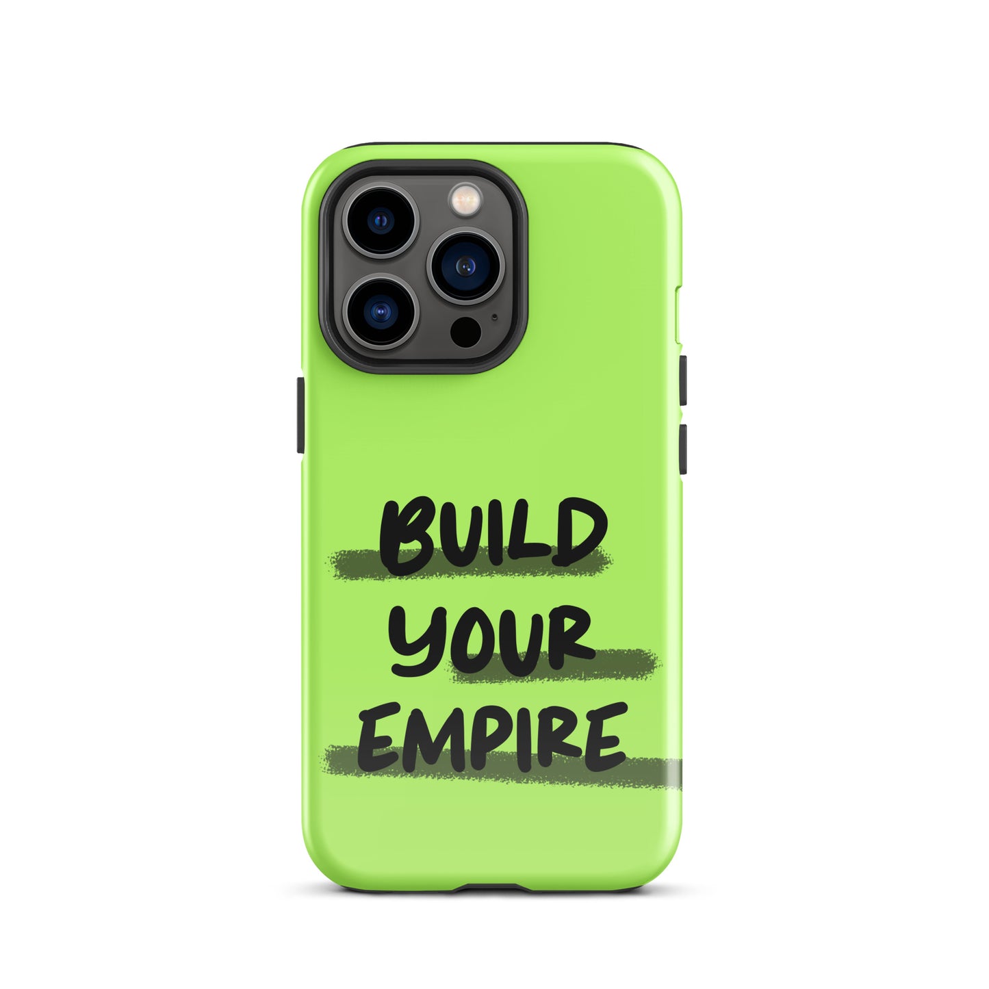 Build Your Empire - (Lime Green) Quoted iPhone Case