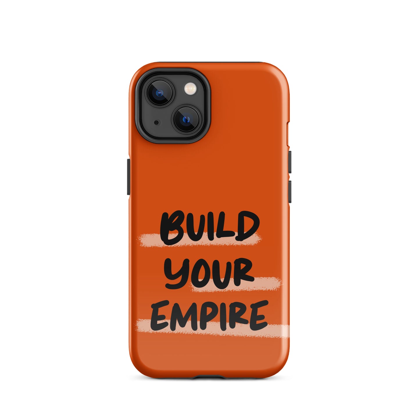 Build Your Empire - (Orange) Quoted iPhone Case