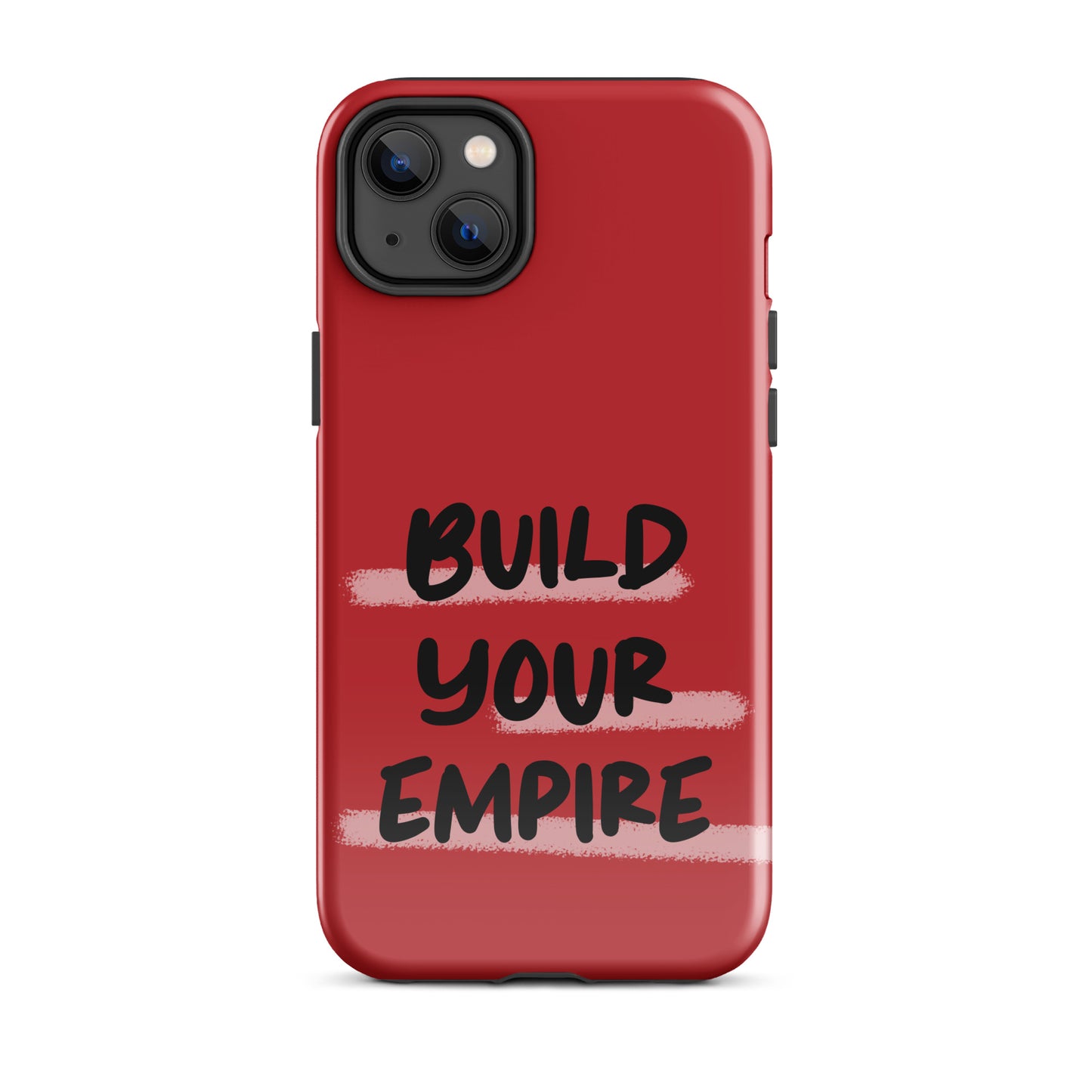 Build Your Empire - (Red) Quoted iPhone Case