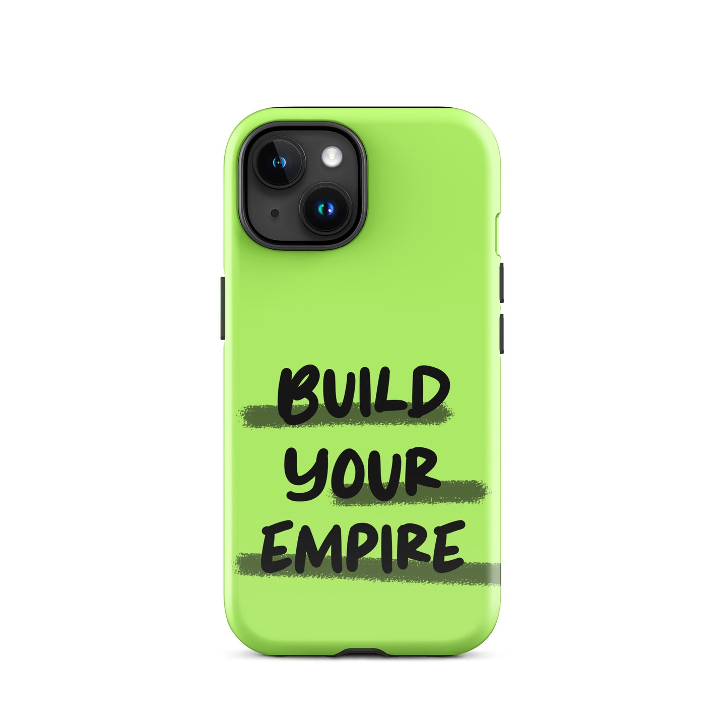 Build Your Empire - (Lime Green) Quoted iPhone Case