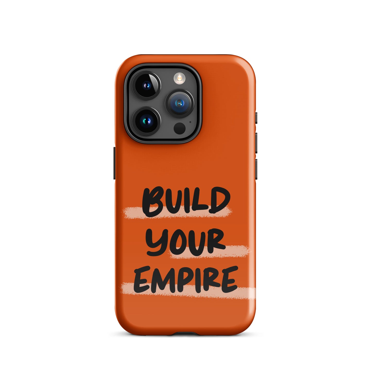 Build Your Empire - (Orange) Quoted iPhone Case