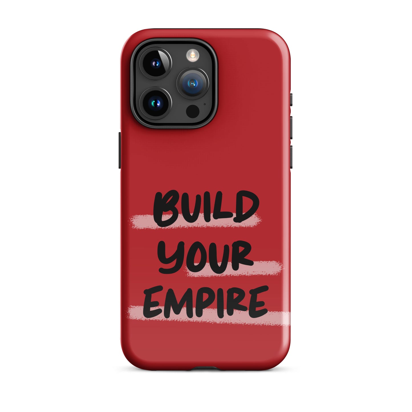 Build Your Empire - (Red) Quoted iPhone Case