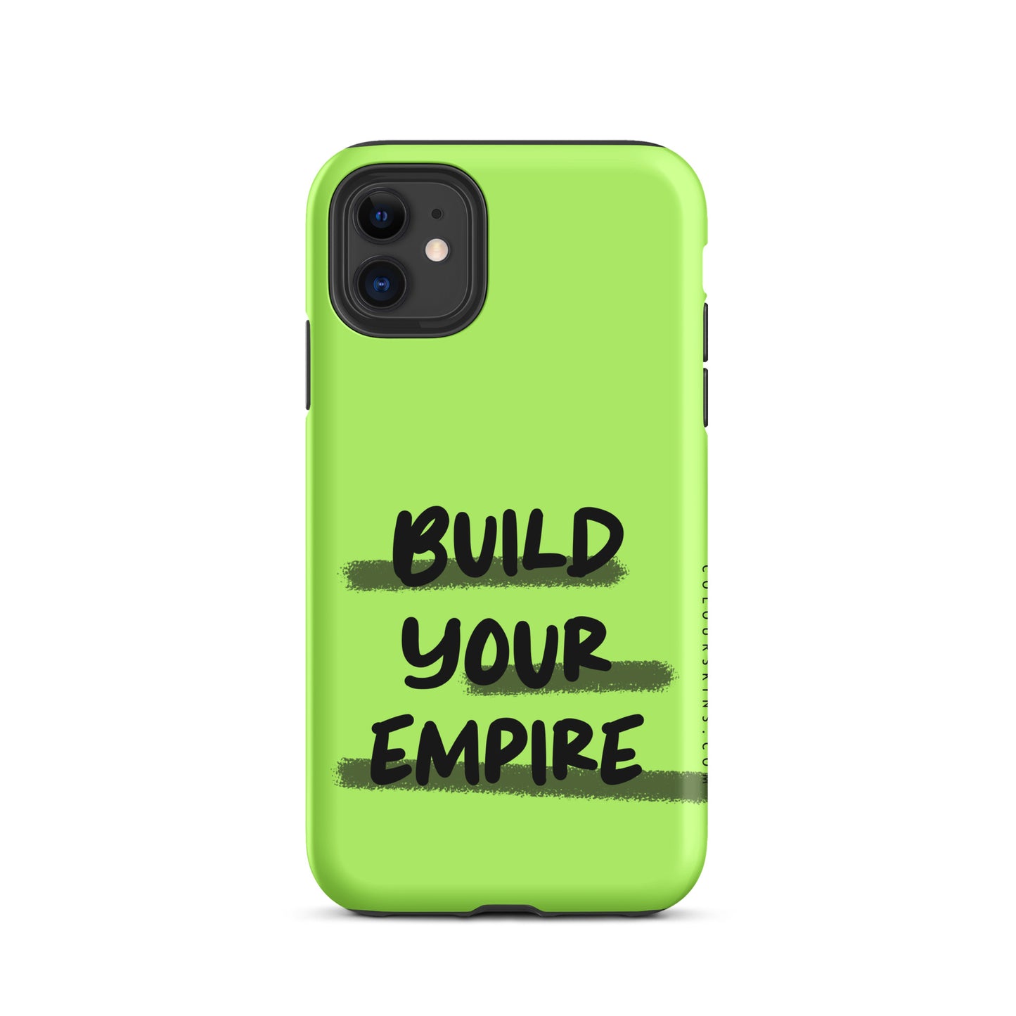 Build Your Empire - (Lime Green) Quoted iPhone Case