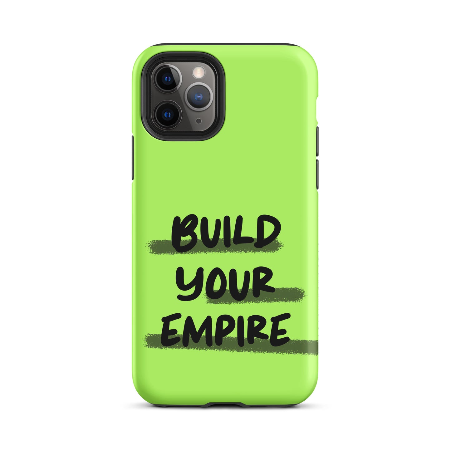 Build Your Empire - (Lime Green) Quoted iPhone Case