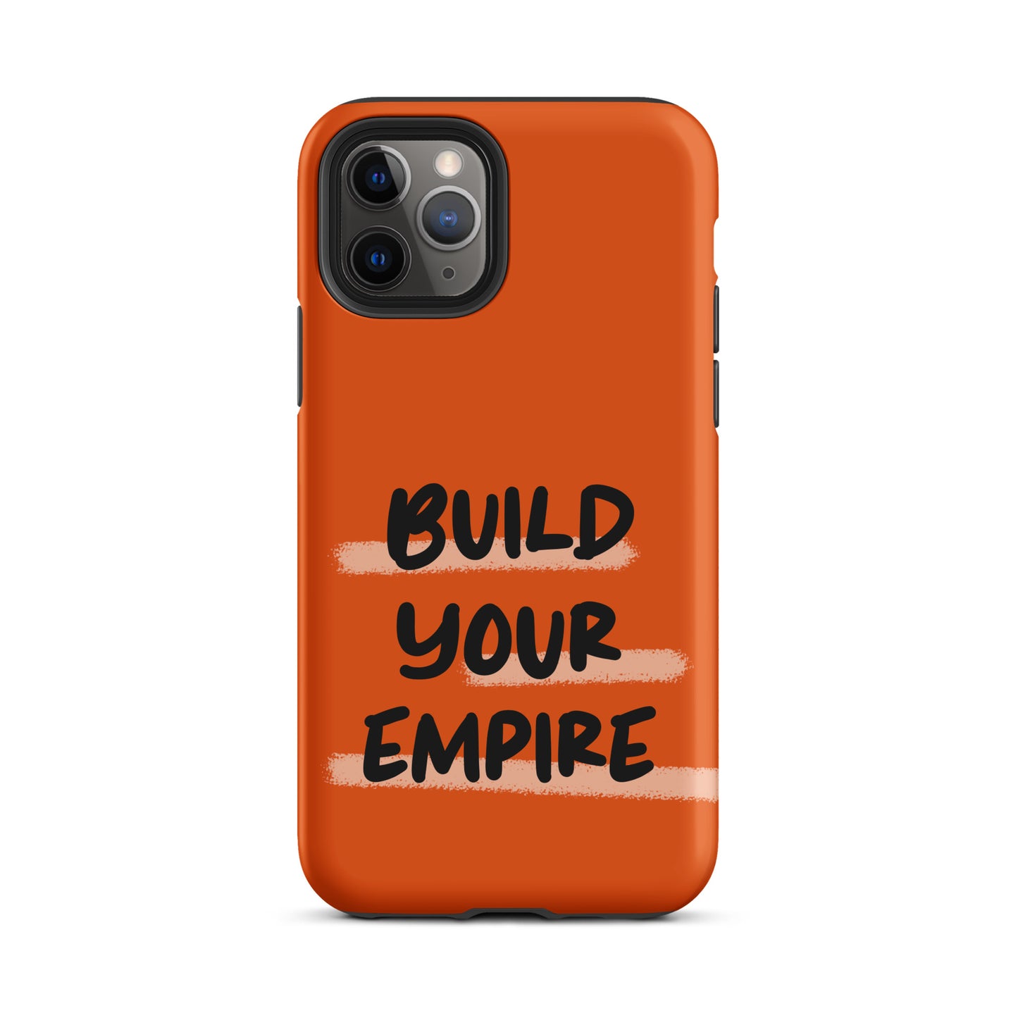 Build Your Empire - (Orange) Quoted iPhone Case