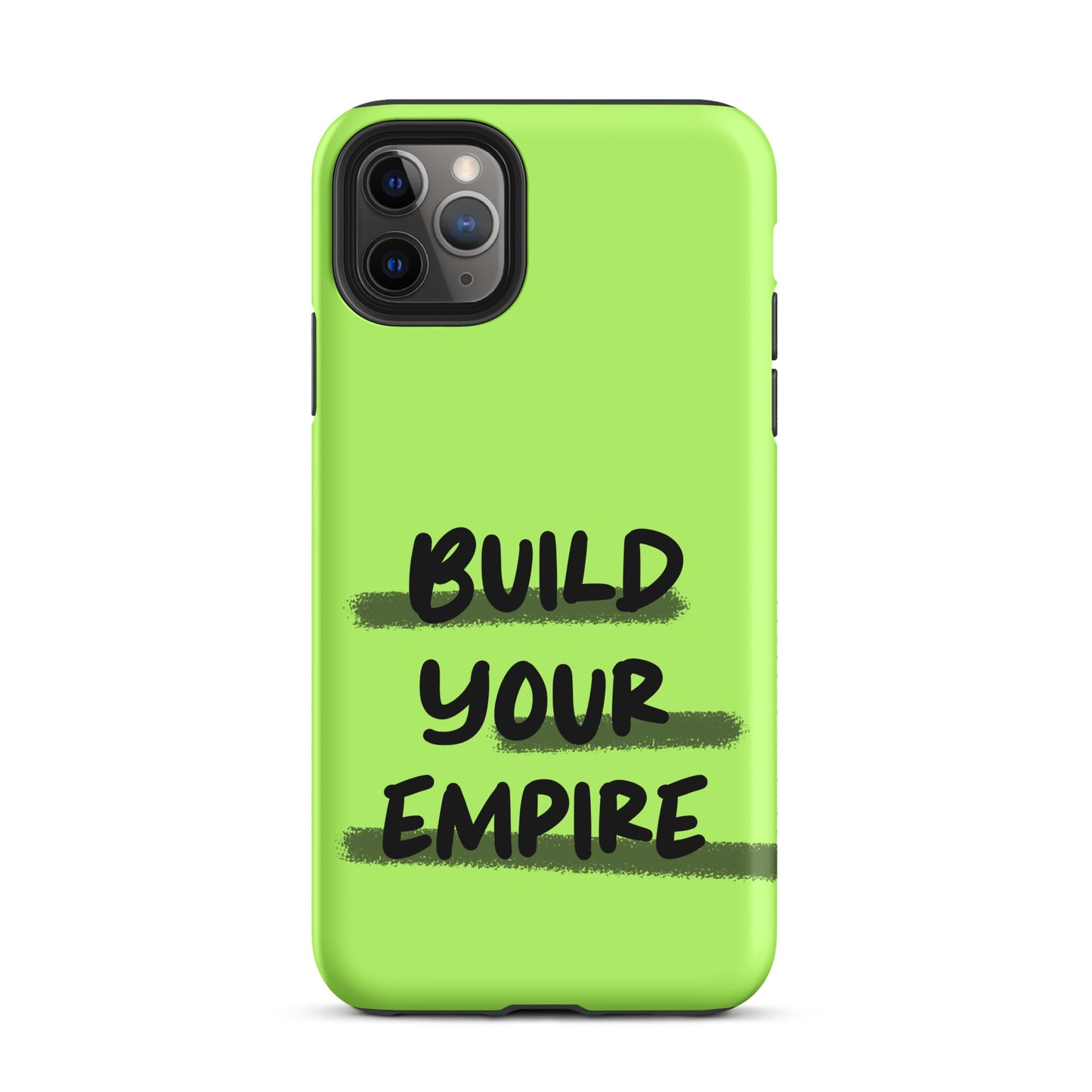 Build Your Empire - (Lime Green) Quoted iPhone Case