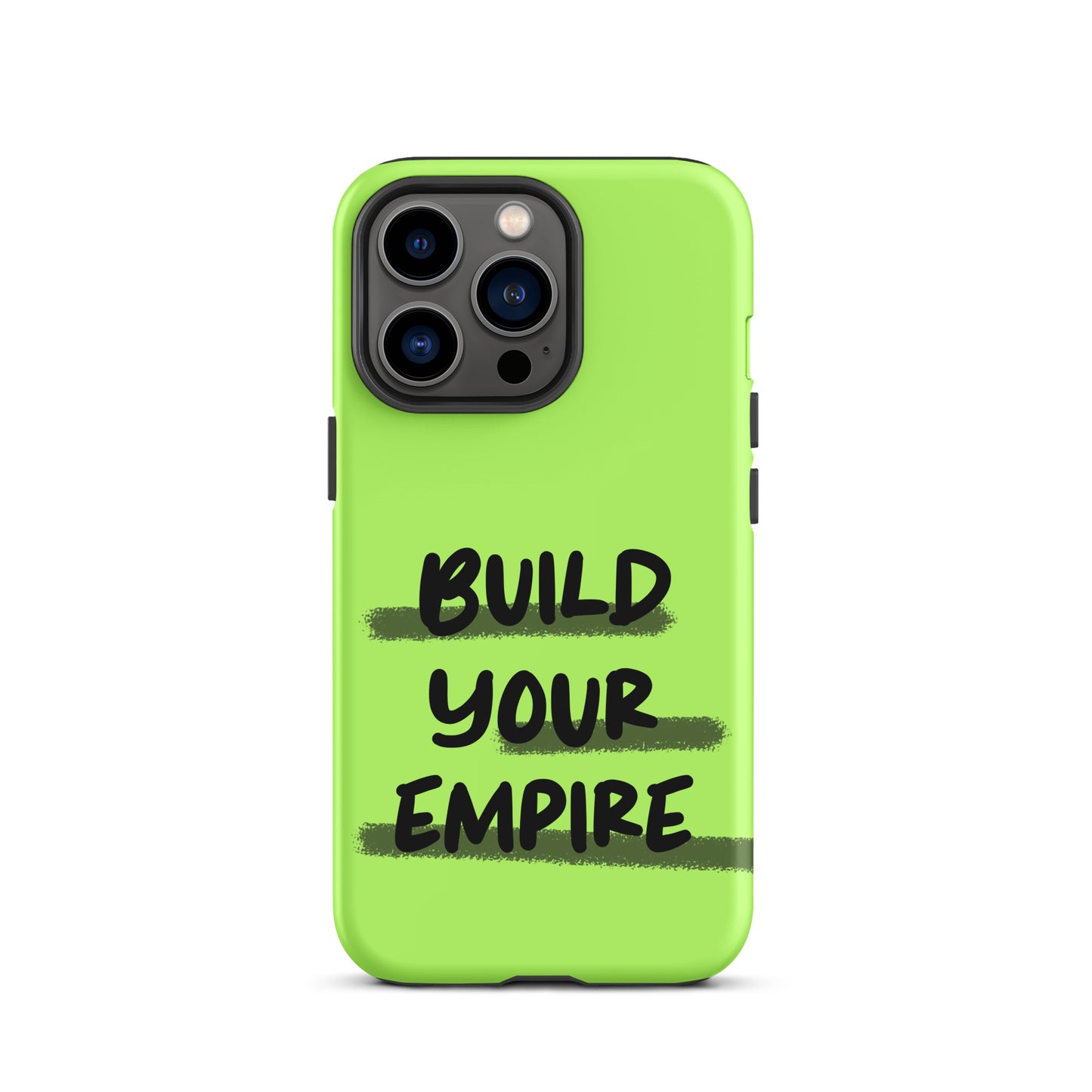 Build Your Empire - (Lime Green) Quoted iPhone Case