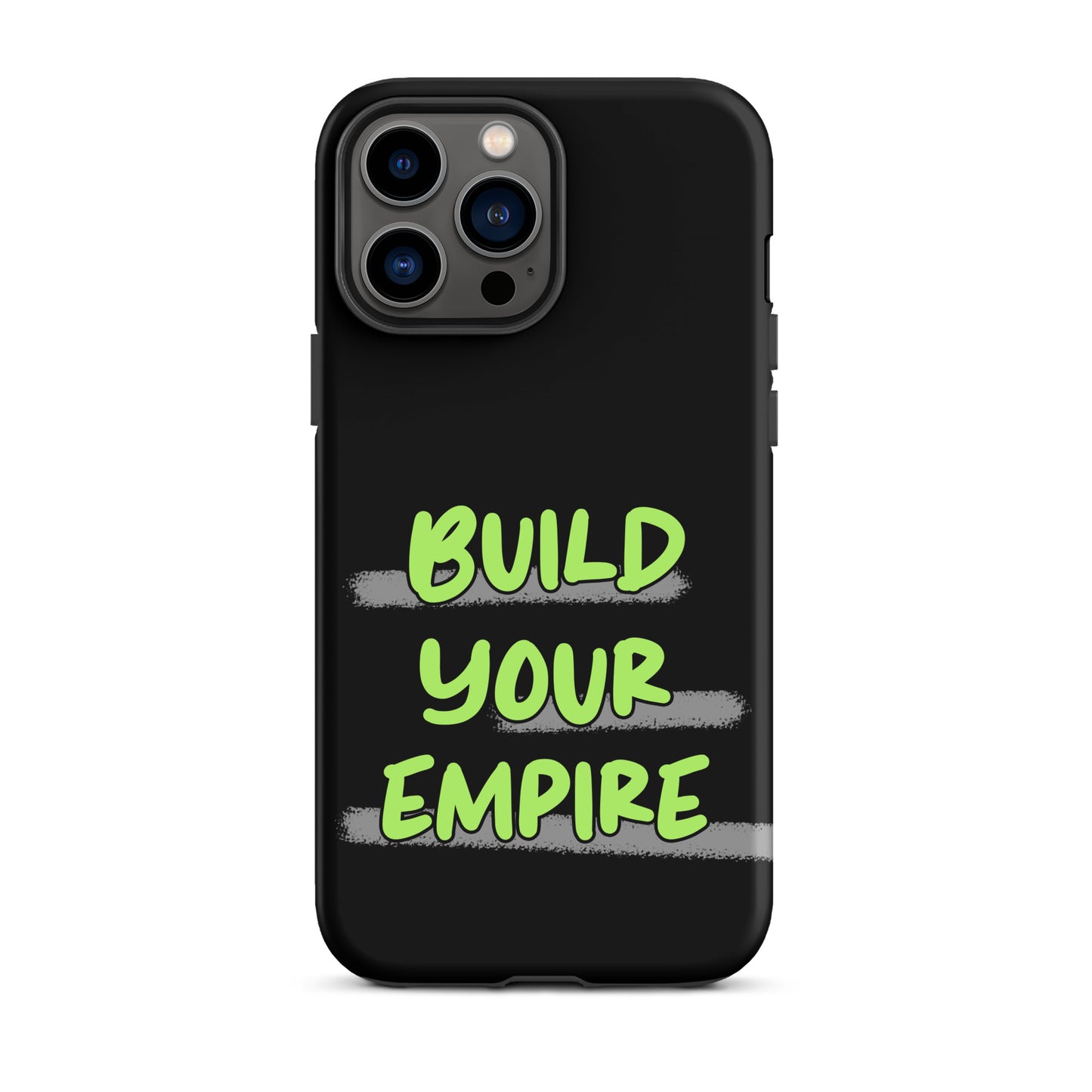 Build Your Empire - (Black) Quoted iPhone Case