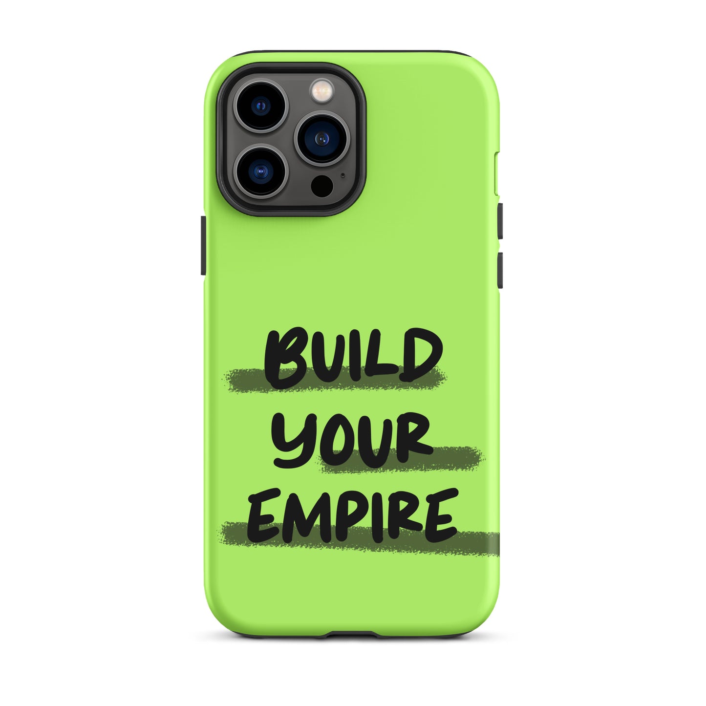 Build Your Empire - (Lime Green) Quoted iPhone Case