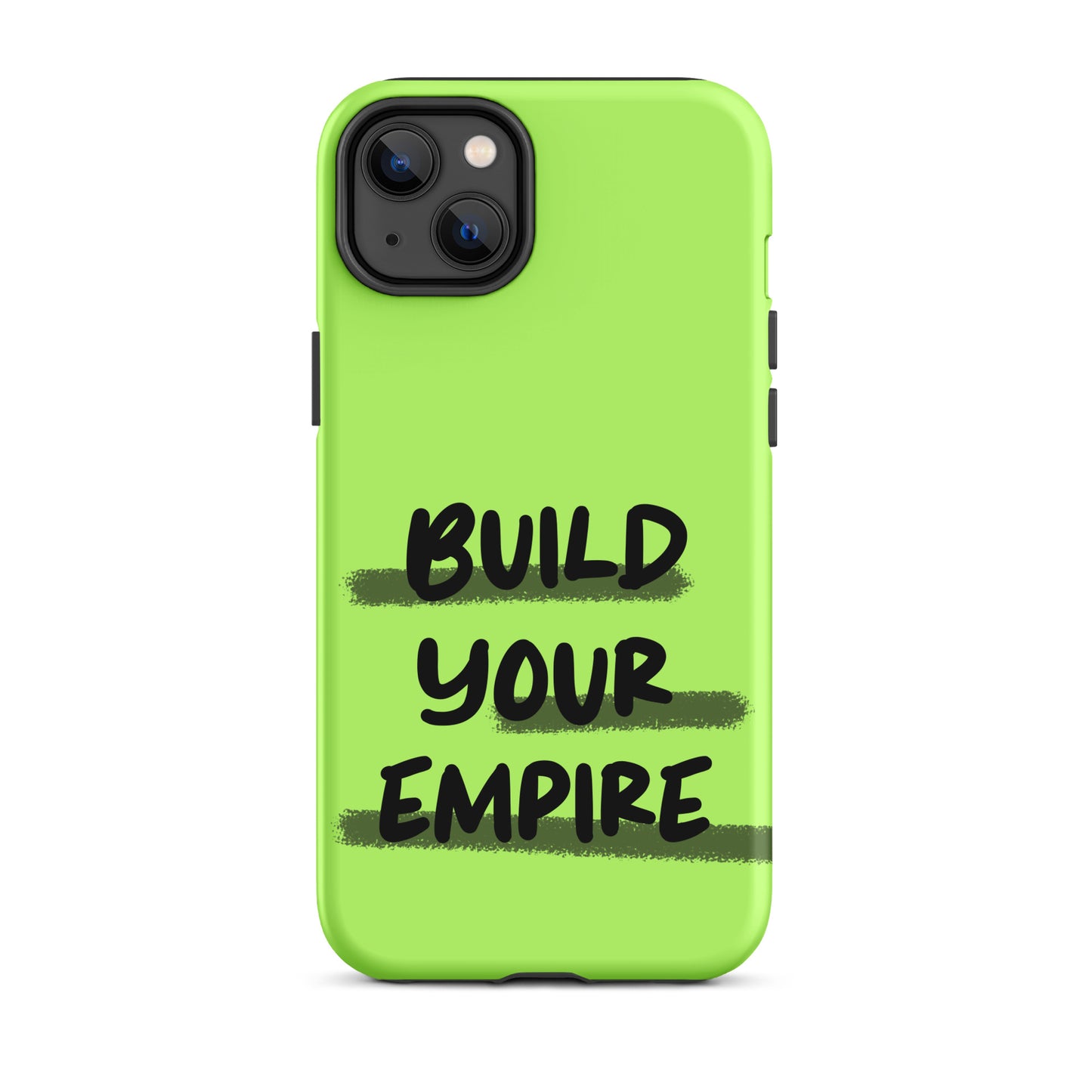 Build Your Empire - (Lime Green) Quoted iPhone Case