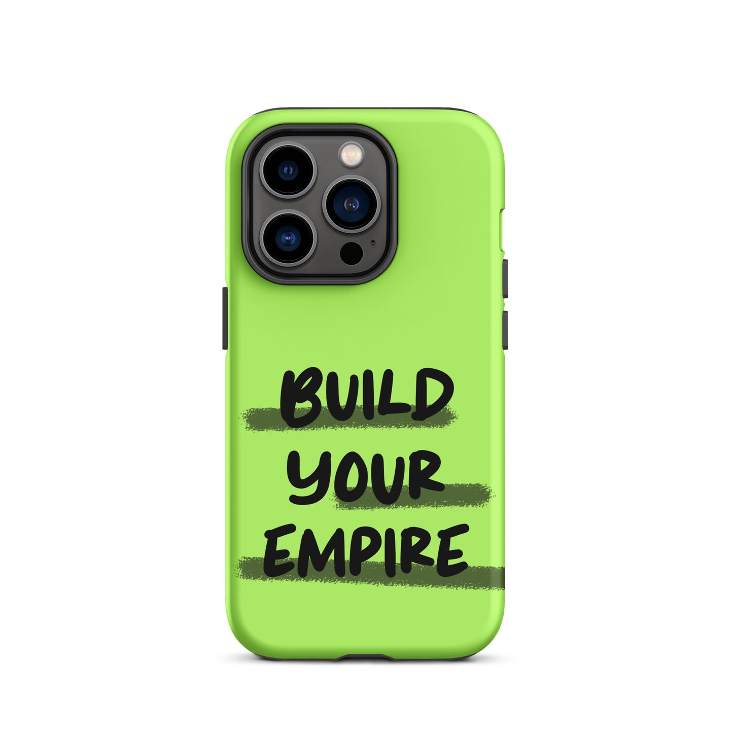 Build Your Empire - (Lime Green) Quoted iPhone Case