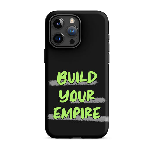 Build Your Empire - (Black) Quoted iPhone Case