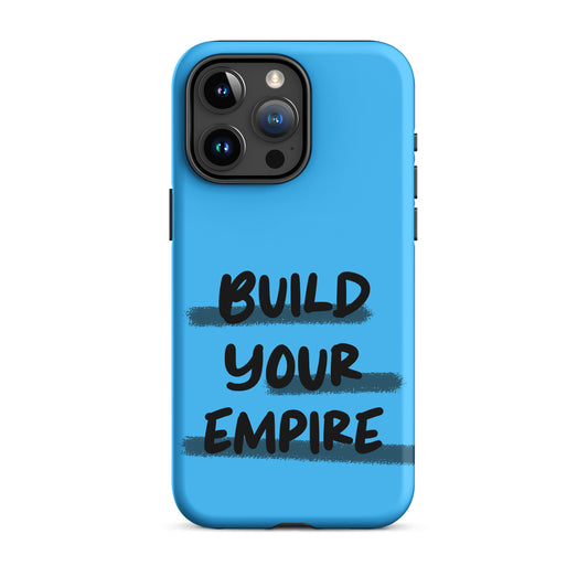Build Your Empire - (Blue) Quoted iPhone Case