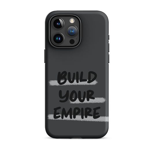 Build Your Empire - (Grey) Quoted iPhone Case