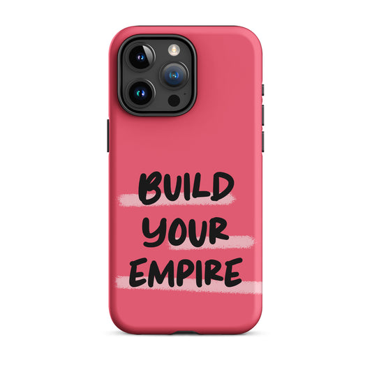 Build Your Empire - (Pink) Quoted iPhone Case
