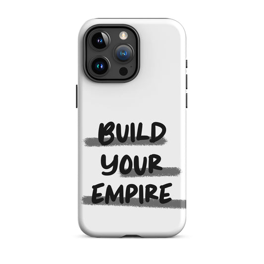 Build Your Empire - (White) Quoted iPhone Case