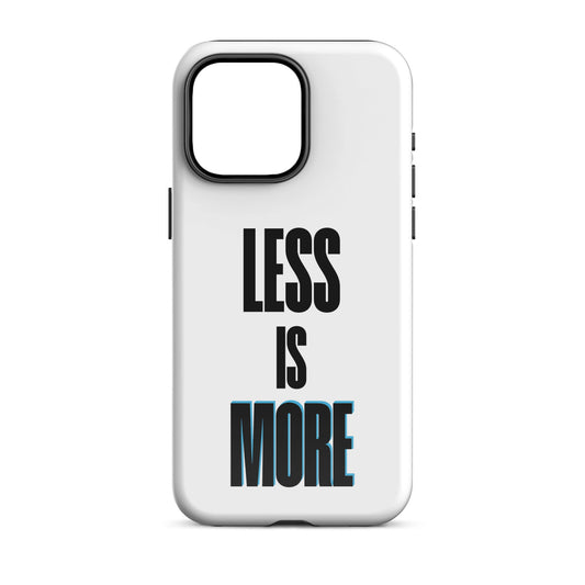 Less Is More - (White) Quoted iPhone Case